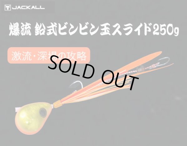 画像1: ジャッカル　爆流 鉛式ビンビン玉スライド　250g (1)