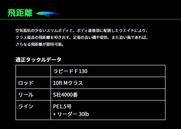 画像4: マリア　ラピード130F　130mm/30g　B24D ケイムラスリットグロー (4)