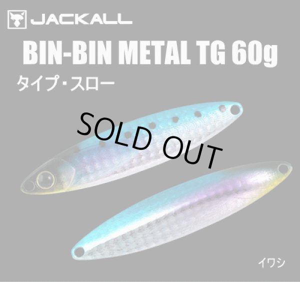 画像1: ジャッカル　ビンビンメタルTGタイプスロー60ｇ　イワシ (1)