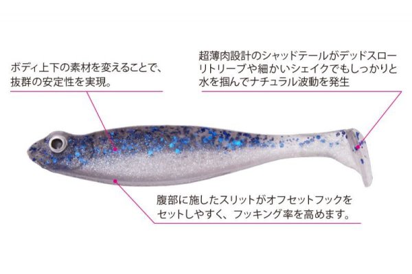 画像3: メガバス　HAZEDONG SHAD SW　4.2inch : 5本入 (3)