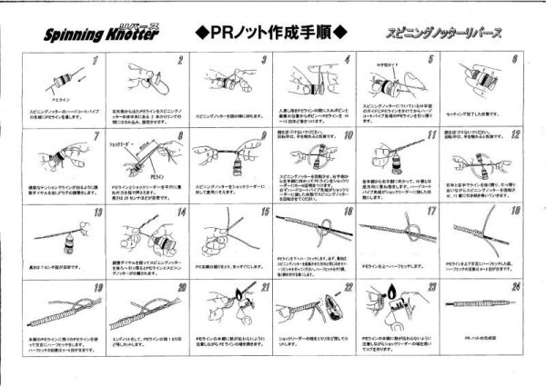 画像3: ネイチャーボーイズ　スピニングノッターリバース（PRノット結束機） (3)