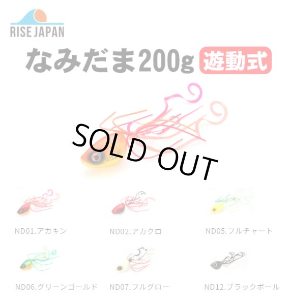 画像1: ライズジャパン　なみだま遊動式　200g (1)