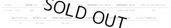 画像2: 【上越電気ブリ対応】ダイワ　シーパワー 800　※送料無料 (2)
