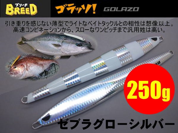 画像1: ゴラッソ！（GOLAZO）250ｇ　ゼブラグローシルバー (1)